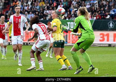 TILBURG - Torhüterin Regina van Eijk beim TOTO KNVB Cup Finale für die Frauen zwischen Ajax und Fortuna Sittard im Stadion Koning Willem II am 20. Mai 2024 in Tilburg, Niederlande. ANP GERRIT VAN KÖLN Stockfoto