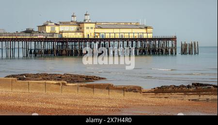 Hastings Pier, 6 Monate vor dem Brand von 2010. Stockfoto