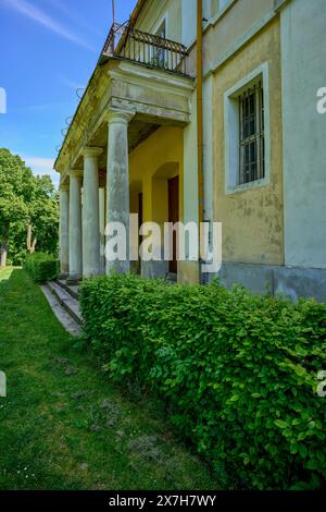 Barockschloss in Olesnica Mala Klein OLS ehemaliger Wohnsitz der Familie Jorck von Wartenburg und Kloster der Johanniter und der Templer Stockfoto