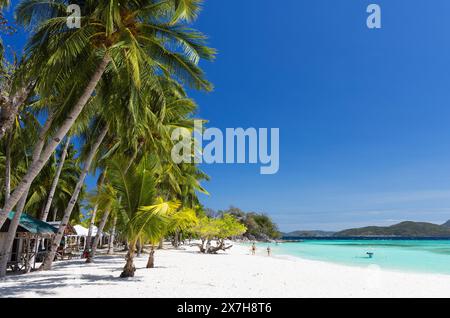 Malcapuya Island, Coron, Palawan, Phillipines Stockfoto