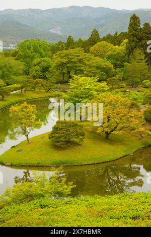 Japan, Kyoto, Kaiserliche Villa Shugakuin, Garten, Stockfoto