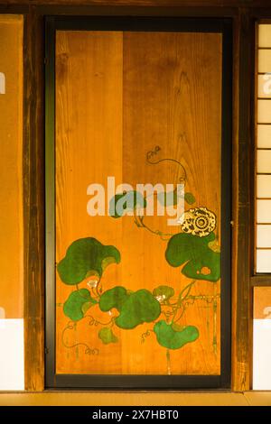 Japan, Kyoto, Shugakuin Imperial Villa, Innenraum, Stockfoto