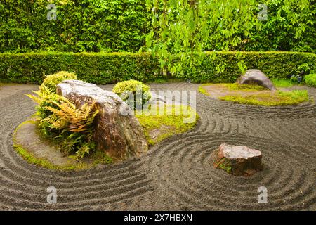 Japan, Kyoto, Zen-Tempel Taizoin, Garten, Stockfoto