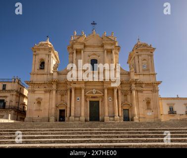 Noto Kathedrale gewidmet dem Heiligen Nikolaus von Myra, Noto, Sizilien Stockfoto
