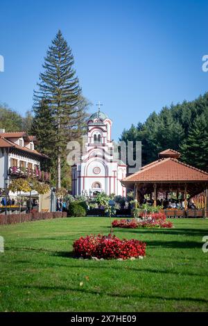 12. 11,2023 Tuman-Kloster, Serbien, Serbisch-orthodoxes Kloster im Osten Serbiens, bekannt für wundersame Heilungen Stockfoto