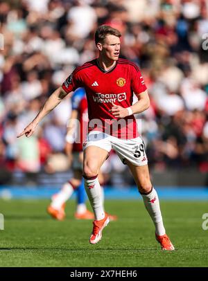 Scott McTominay von Manchester United im Spiel der Premier League im Amex Stadium, Brighton und Hove. Bilddatum: Sonntag, 19. Mai 2024. Stockfoto