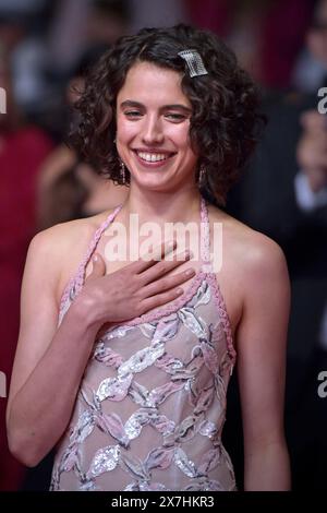 Cannes, Frankreich. Mai 2024. CANNES, FRANKREICH - 19. MAI: Margaret Qualleyattens Roter Teppich „die Substanz“ beim 77. Jährlichen Filmfestival von Cannes im Palais des Festivals am 19. Mai 2024 in Cannes, Frankreich. Quelle: dpa/Alamy Live News Stockfoto