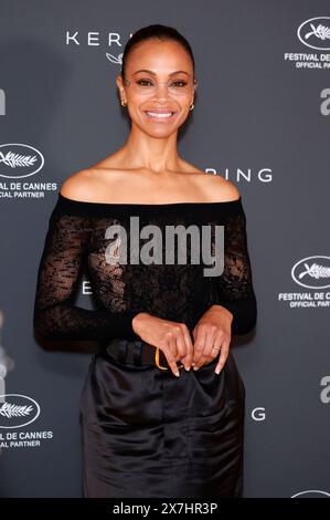 Zoe Saldana beim Kering Women in Motion Talk auf dem Festival de Cannes 2024 / 77. Internationale Filmfestspiele von Cannes im Majestic Hotel. Cannes, 20.05.2024 *** Zoe Saldana beim Kering Women in Motion Talk beim Festival de Cannes 2024 77 Internationale Filmfestspiele Cannes im Majestic Hotel Cannes, 20 05 2024 Foto:xD.xBedrosianx/xFuturexImagex saldana 4507 Stockfoto