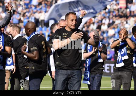 Genk, Belgien. Mai 2024. Branko Strupar wurde vor einem Fußballspiel zwischen dem KRC Genk und dem Royal Antwerp FC am Montag, den 20. Mai 2024 in Genk, am 9. Tag (von 10) der Play-offs der Champions der ersten Liga der Jupiler Pro League 2023-2024 in der belgischen Meisterschaft gezeigt. BELGA FOTO JOHAN EYCKENS Credit: Belga News Agency/Alamy Live News Stockfoto