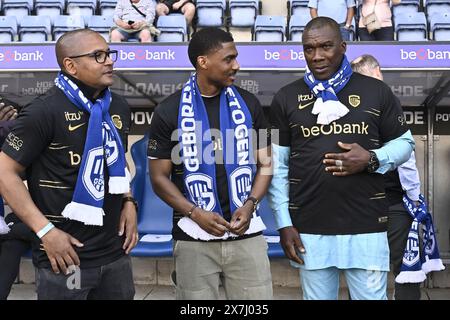 Genk, Belgien. Mai 2024. Oulare Souleymane vor einem Fußballspiel zwischen KRC Genk und Royal Antwerp FC am Montag, den 20. Mai 2024 in Genk, am 9. Tag (von 10) der Play-offs der Champions der ersten Liga der Jupiler Pro League 2023-2024. BELGA FOTO JOHAN EYCKENS Credit: Belga News Agency/Alamy Live News Stockfoto