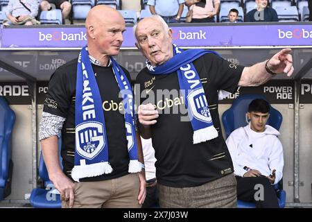 Genk, Belgien. Mai 2024. Aime Antheunis vor einem Fußballspiel zwischen KRC Genk und Royal Antwerp FC am Montag, den 20. Mai 2024 in Genk, am 9. Tag (von 10) der Play-offs der Champions der ersten Liga der Jupiler Pro League 2023-2024. BELGA FOTO JOHAN EYCKENS Credit: Belga News Agency/Alamy Live News Stockfoto