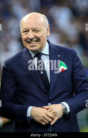 Mailand, Italien, 19. Mai 2024. Giuseppe Marotta während der Verleihung des italienischen Titels, den Internazionale für die Saison 2023/2024 in San gewann Stockfoto