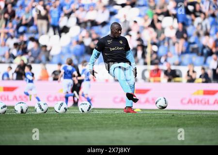 Genk, Belgien. Mai 2024. Oulare Souleymane, dargestellt während eines Fußballspiels zwischen KRC Genk und Royal Antwerp FC am Montag, den 20. Mai 2024 in Genk, am 9. Tag (von 10) der Play-offs der Champions der ersten Liga der Jupiler Pro League 2023-2024. BELGA FOTO JOHAN EYCKENS Credit: Belga News Agency/Alamy Live News Stockfoto