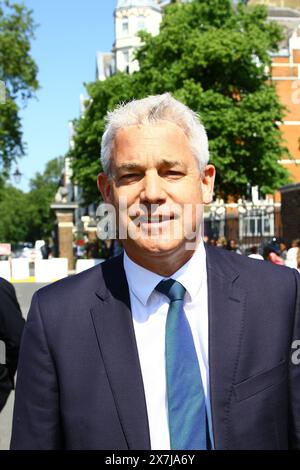 Steve Barclay, Abgeordneter bei der Chelsea Flower Show 2024. Konservative MPS. Stockfoto