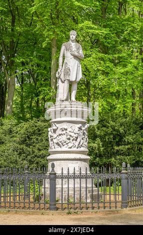 Denkmal Friedrich-Wilhelm III., großer Tiergarten, Tiergarten, Mitte, Berlin, Deutschland *** Denkmal für Friedrich Wilhelm III., großer Tiergarten, Tiergarten, Mitte, Berlin, Deutschland Stockfoto