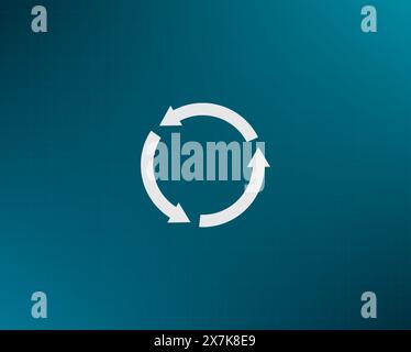 Symbol "zurück"-Pfeil Symbol rückgängig machen Stock Vektor