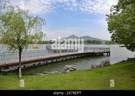 Xuanwu Lake Liangzhou, Xuanwuhu Park, Nanjing, Jiangsu, China Stockfoto