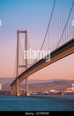 Osmangazi Bridge (Izmit Bay Bridge) in Izmit, Kocaeli, Türkei Stockfoto