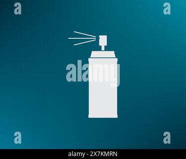 Deodorant, Lufterfrischer, Vektorsymbol. Stock Vektor