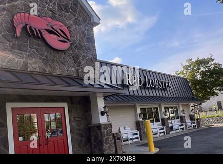 Alexandria, VA, USA. Mai 2024. Red Lobster meldet freiwilligen Insolvenz nach Kapitel 11 an, da dieser Standort in Alexandria, Virginia, während des Insolvenzverfahrens am 20. Mai 2024 weiterhin tätig ist. Quelle: Mpi34/Media Punch/Alamy Live News Stockfoto