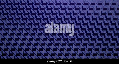 Dunkelblaue geometrische nahtlose Muster Hintergründe kreative Konzepte für Stoff, Textil, Cover, Geschenkpapier, dekorative Hintergrund Website, Ausdrucke Stock Vektor