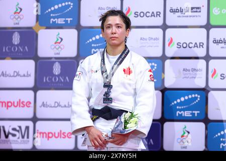 Christa Deguchi (CAN), 20. MAI 2024 - Judo: Judo-Weltmeisterschaften Abu Dhabi 2024 Frauen - 57 kg Preisverleihung in der Mubadala Arena, Abu Dhabi, Vereinigte Arabische Emirate. (Foto: Naoki Nishimura/AFLO SPORT) Stockfoto