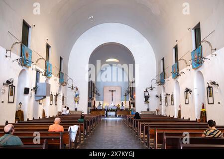 Rio de Janeiro, Brasilien - 20. Mai 2024: Die afrikanische Kirche in Rio de Janeiro, Nossa Senhora do Rosario und Sao Benedito dos Homens pretos Stockfoto