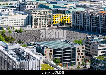 Holocaust Memorial, Potsdamer Platz in Berlin Stockfoto