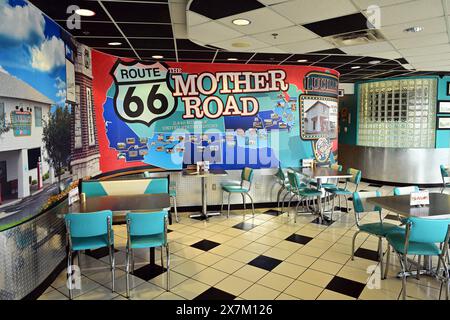 Diner 66 auf der Route 66, Albuquerque, New Mexico Stockfoto