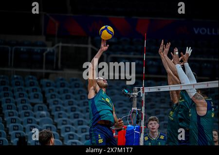 Rio De Janeiro, Brasilien. Mai 2024. Lucarelli während des brasilianischen Trainings für die Nationenliga, das am Montag (20) im Fitnessstudio Maracanãzinho stattfand. Foto: Pedro Teixeira/FotoArena/Alamy Live News Stockfoto