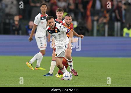 Roma, Italien. Mai 2024. Stadio Olimpico, Roma, Italien - Milan Badelj von Genua CFC während des Fußballspiels Serie A, Roma vs Genua, 19. Mai 2024 (Foto: Roberto Ramaccia/SIPA USA) Credit: SIPA USA/Alamy Live News Stockfoto