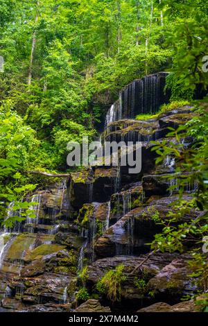 Yellow Branch Falls in Walhalla, South Carolina Stockfoto