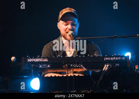 Kopenhagen, Dänemark. Mai 2024. Der isländische Sänger, Musiker und Songwriter Asgeir gibt ein Live-Konzert im Bremen Teater in Kopenhagen. (Foto: Gonzales Photo - Flemming Bo Jensen). Stockfoto