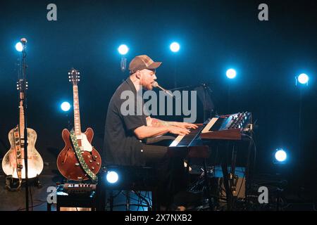 Kopenhagen, Dänemark. Mai 2024. Der isländische Sänger, Musiker und Songwriter Asgeir gibt ein Live-Konzert im Bremen Teater in Kopenhagen. (Foto: Gonzales Photo - Flemming Bo Jensen). Stockfoto