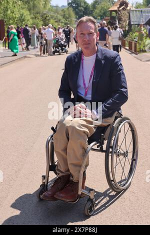 London, Großbritannien. Mai 2024. Frank Gardner nimmt an der RHS Chelsea Flower Show 2024 Press Day in London Teil. Die jährliche Gartenausstellung findet vom 21. Bis 25. Mai 2024 im Royal Chelsea Hospital in London statt. Quelle: SOPA Images Limited/Alamy Live News Stockfoto