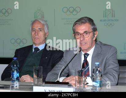 Archivfoto, Italien. Mai 2024. ARCHIVFOTO - Milan, IOC & Milano Cortina Delivery Partners Kick Off Meeting im Foto:Vincenzo Novari CEO Olympische Spiele 2026 (Mailand - 2019-12-11, Nick Zonna/ipa-agency.net) ps das Foto kann in Übereinstimmung mit dem Kontext verwendet werden, in dem es aufgenommen wurde, und ohne verleumderische Absicht des Ansehens der Menschen repräsentierte redaktionelle Nutzung nur Credit: Independent Photo Agency/Alamy Live News Stockfoto