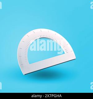 Verschiedene Symbole für Design-3D-Objekte - Lineal Stockfoto