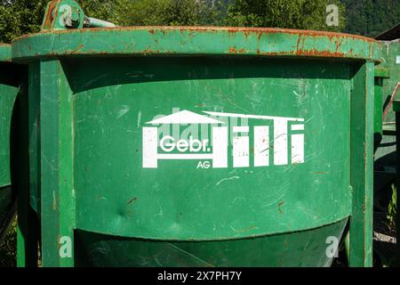 Schaan, Liechtenstein - 17. Mai 2024: Gebr. Hilti Schaan ist ein liechtensteinisches Unternehmen, das für die Herstellung von Werkzeugen und Ausrüstungen für die Konstruktion bekannt ist Stockfoto