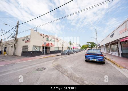 Miami Beach, FL, USA - 21. Mai 2024: Foto: Macs Club Deuce Bar Stockfoto