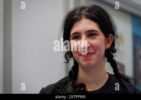 Die italienische Aktivistin Elena Cecchettin. Stockfoto