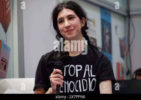 Die italienische Aktivistin Elena Cecchettin. Stockfoto