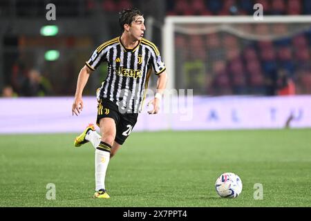 Bologna, Italien. Mai 2024. Fabio Miretti (Juventus FC) in Aktion während des Spiels Bologna FC gegen Juventus FC, italienische Fußball Serie A in Bologna, Italien, 20. Mai 2024 Credit: Independent Photo Agency/Alamy Live News Stockfoto