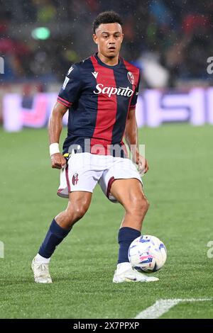 Bologna, Italien. Mai 2024. Dan Ndoye (Bologna FC) während des Spiels Bologna FC gegen Juventus FC, italienische Fußball Serie A in Bologna, Italien, 20. Mai 2024 Credit: Independent Photo Agency/Alamy Live News Stockfoto