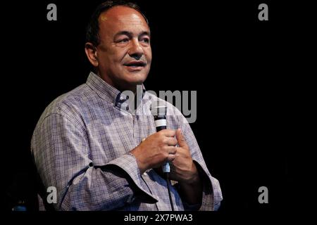 Domenico (Mimmo) Lucano, ehemaliger Bürgermeister von Riace, Italien. Stockfoto