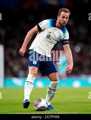 Aktenfoto vom 17.11.2023 von Harry Kane aus England. Southgate hat eine 33-köpfige Trainingseinheit benannt, die bis zum 7. Juni auf maximal 26 Spieler reduziert werden muss. Ausgabedatum: Dienstag, 21. Mai 2024. Stockfoto