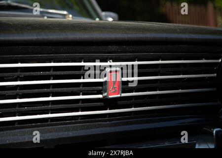 Vladikavkaz, Russland - 21. Mai 2024 : Lada Zhiguli Avtovaz Anmelden Nahansicht . Kompaktlimousine des sowjetischen Herstellers AvtoVAZ Stockfoto