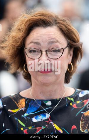 Cannes, Frankreich. Mai 2024. Catherine Frot nahm am 21. Mai 2024 am Misericorde Photocall im Rahmen der 77. Internationalen Filmfestspiele in Cannes Teil. Foto: Aurore Marechal/ABACAPRESS. COM Credit: Abaca Press/Alamy Live News Stockfoto