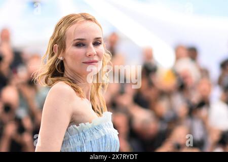 Cannes, Frankreich. Mai 2024. Diane Kruger nahm am 21. Mai 2024 an der Grabhülle im Rahmen des 77. Internationalen Filmfestivals in Cannes Teil. Foto: Aurore Marechal/ABACAPRESS. COM Credit: Abaca Press/Alamy Live News Stockfoto