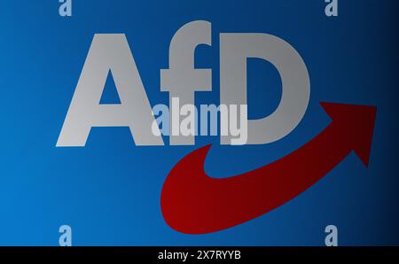 Donaueschingen, 27. April 2024: Das Logo der Alternative für Deutschland – kurz AfD. (Foto: Andreas Haas/dieBildmanufaktur) Stockfoto