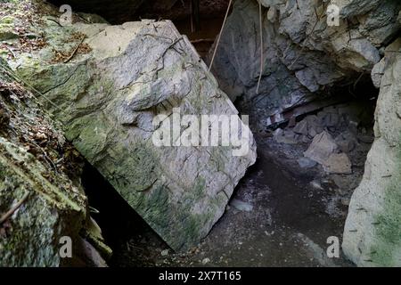 Ketrzyn, Gierloz, Polen - 11. Mai 2024 - Goring's Bunker bei Wolf's Lügner Stockfoto